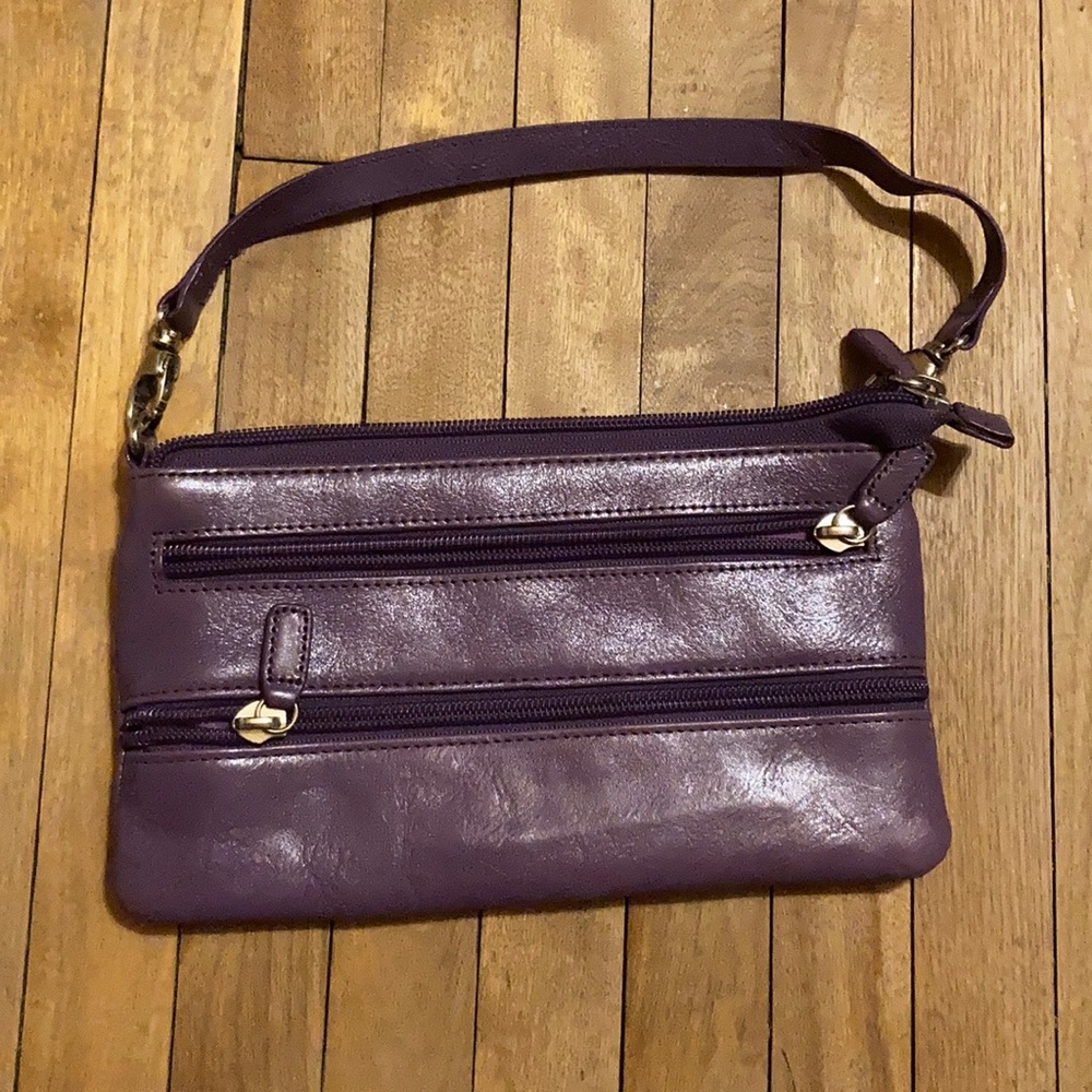 Leather clutch
